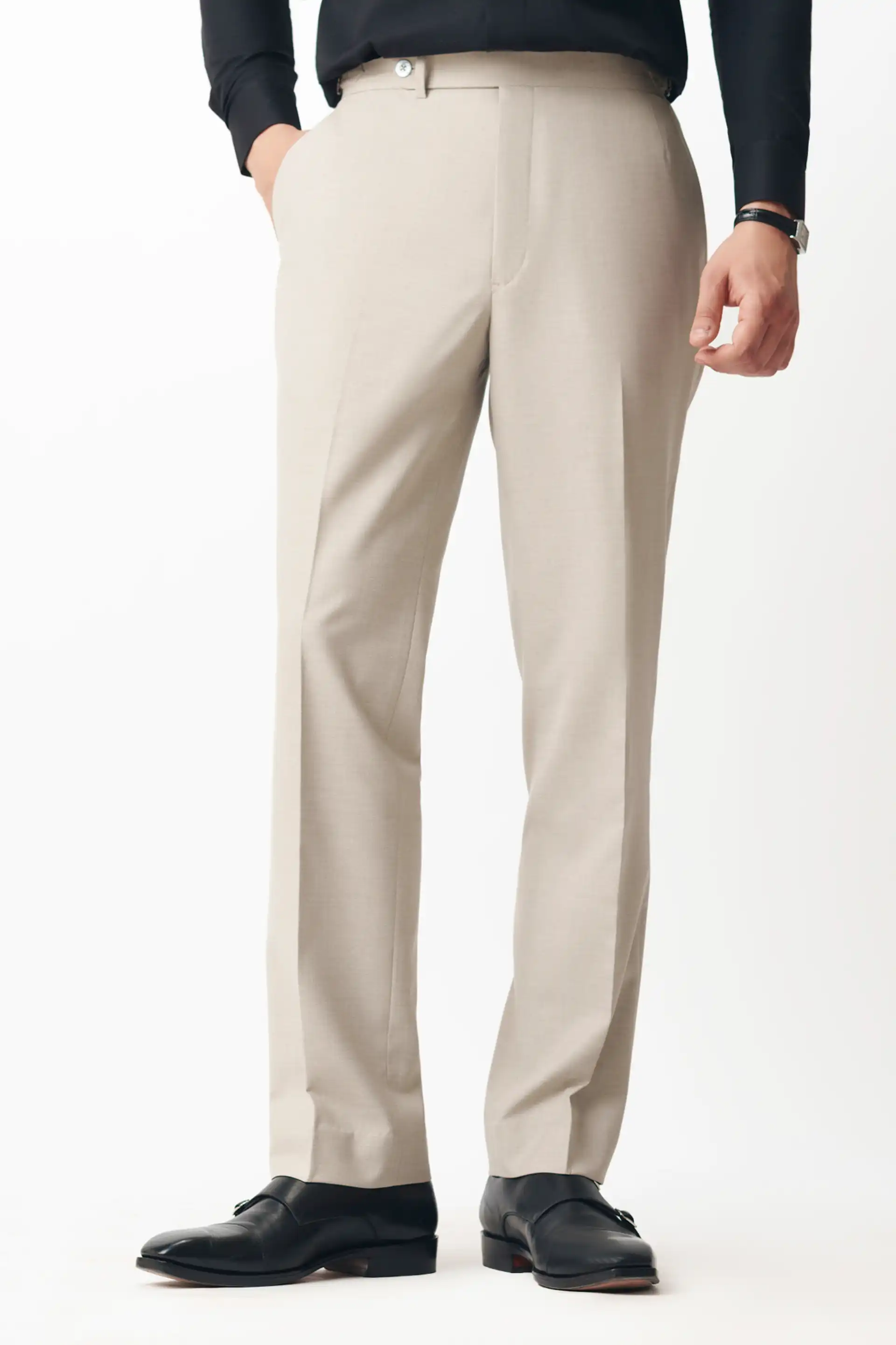 Beige Neapolitan Pants
