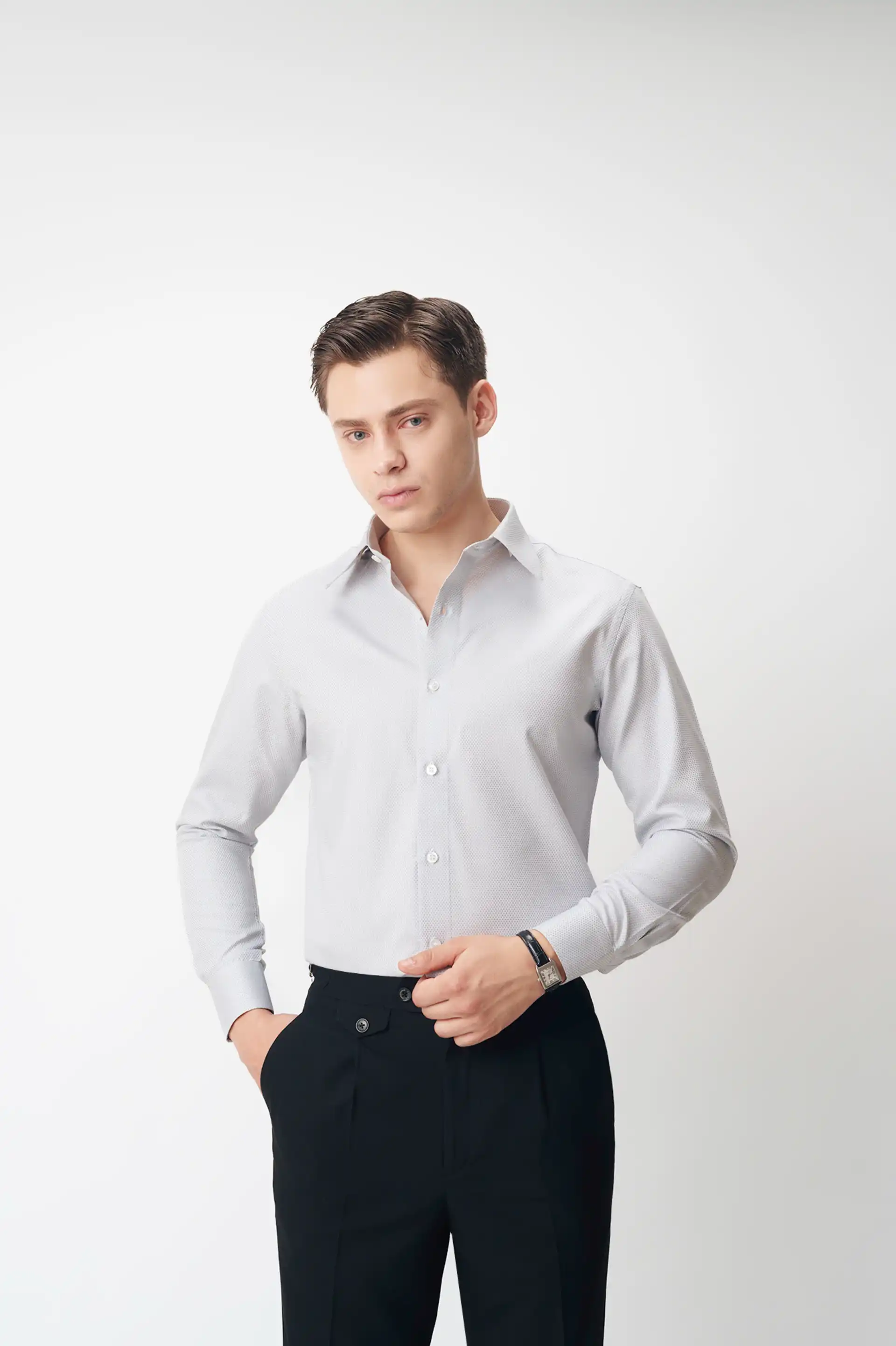White Structured Shirt