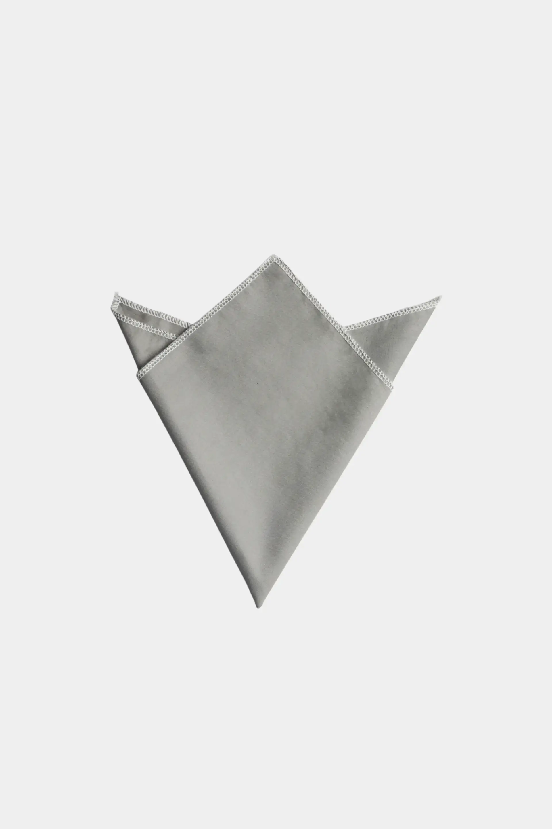 Grey Pocket Square