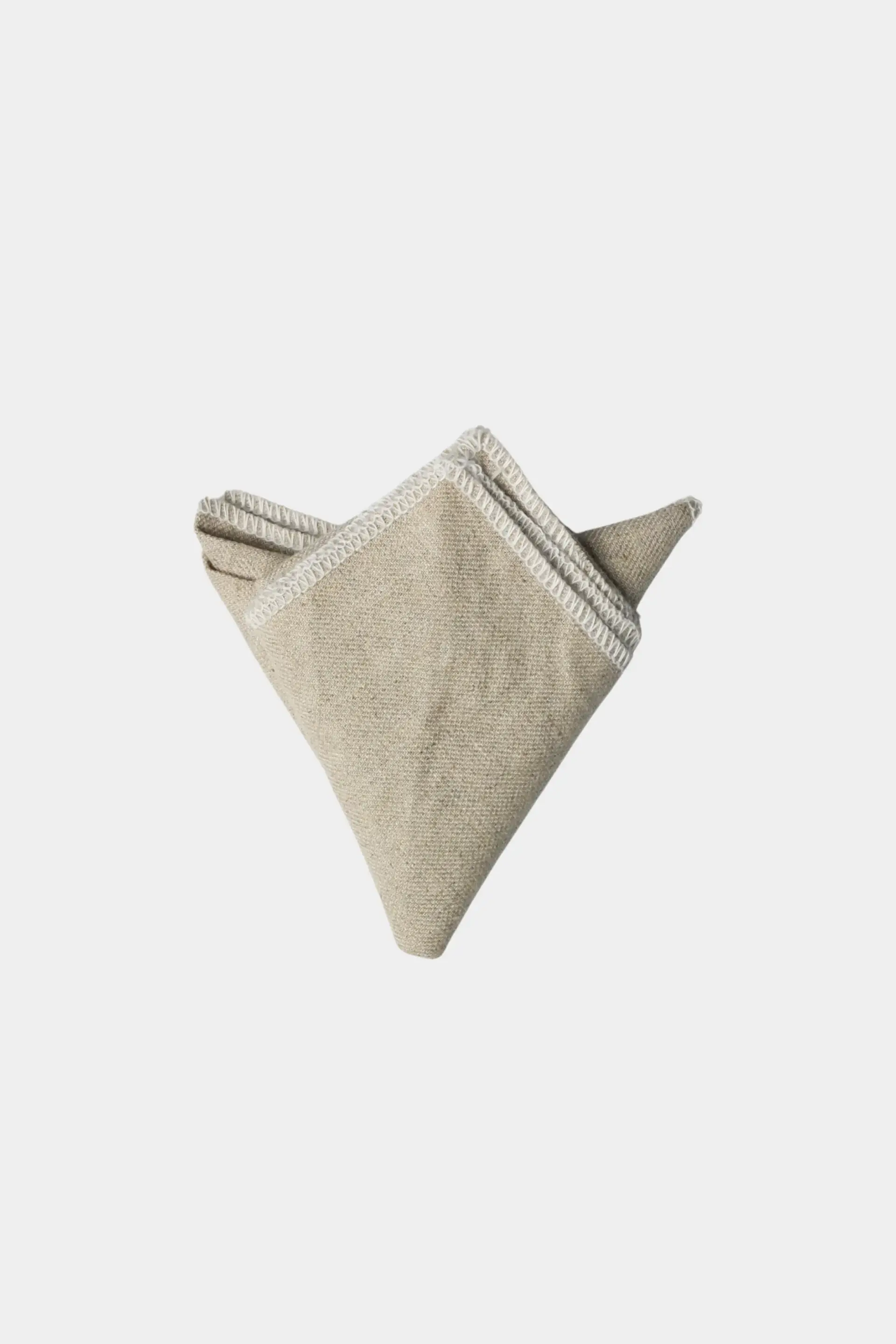 Beige Pocket Square